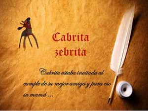 cuentos infantiles corto. La cabra zebrita