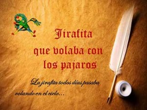 Cuentos infantiles cortos. La jirafita que vuela