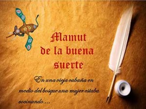 cuentos infantiles cortos. El mamut de buena suerte