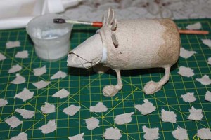 como hacer un alebrije de papel rinoceronte paso 7