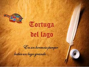 cuentos infantiles cortos. La tortuga del lago