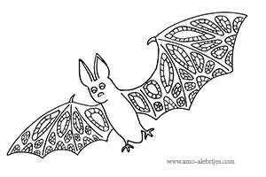 dibujos para dibujar murciélago - Amo Alebrijes
