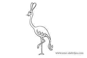 dibujos para dibujar alebrije conejo flamenco