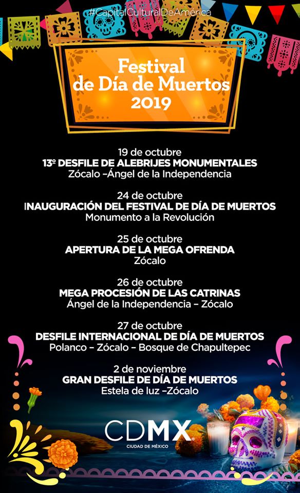 Festival día de Muertos 2019